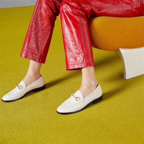 gucci white loafers women.